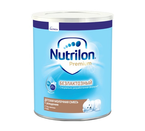 Сухая молочная смесь nutrilon premium Безлактозный  (0 м+) 400 гр.