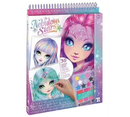  nebulous stars 11137 Детский бьюти-набор и скетчбук "makeup artist book set" 