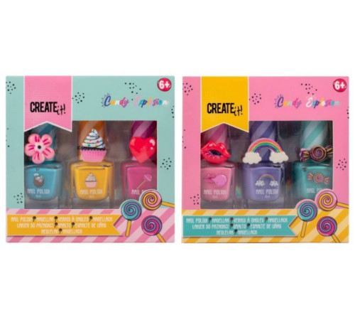 Детский магазин в Кишиневе в Молдове Create it 84807 Набор лаков для ногтей (в асс.)  create it 84807 Набор лаков для ногтей (в асс.)
