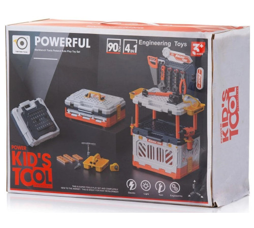 chipolino dipk002407tp set de joacă &icirc;ntr-o valiză "atelier" (90 buc.)