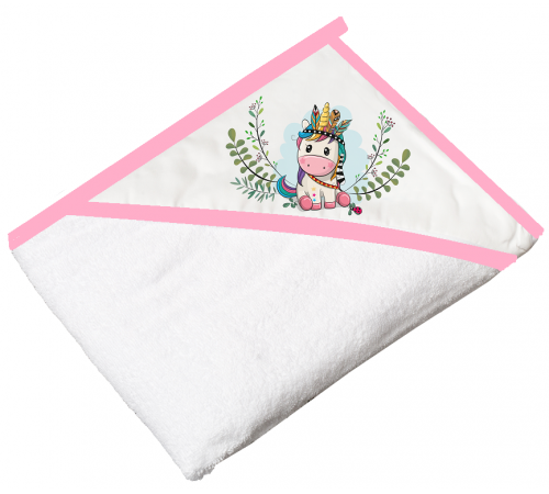 tega baby prosop cu glugă wild&free dz-008-103 (100х100 cm.) "unicorn"