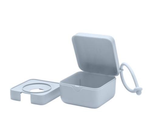 bibs Контейнер для хранения и стерилизации пустышек pacifier box baby blue