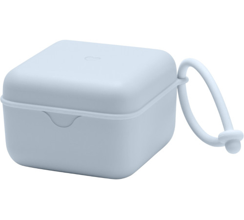 bibs Контейнер для хранения и стерилизации пустышек pacifier box baby blue
