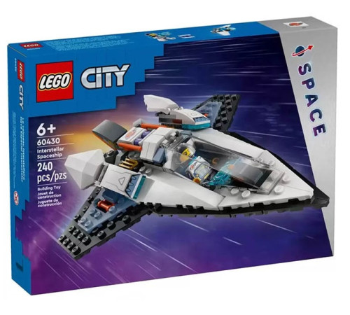  lego city  60430 Конструктор "Межзвездный космический корабль" (240 дет.)