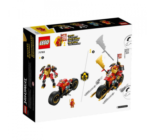 lego ninjago 71783 Конструктор "Механический райдер Кая evo" (312 дет.)