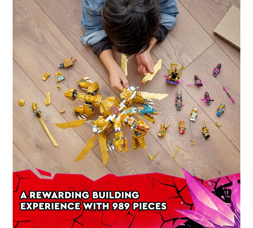 lego ninjago 71774 Конструктор "Золотой Ультра Дракон Ллойда" (989 дет.)
