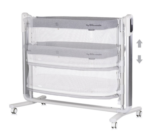 chipolino koul02502gry patut-leagăn electric "ultima" gri