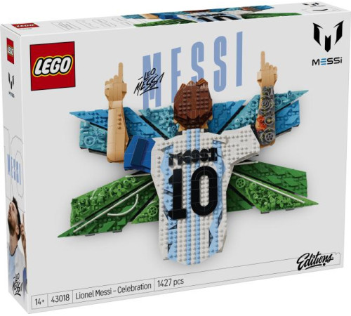  lego editions 43018 constructor "lionel messi &mdash; celebrare" (1427 el.)