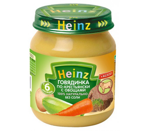 heinz Сarne de vita taranesc cu legume 120gr.