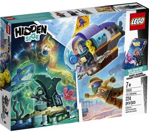 Lego Hidden Side 70433 Конструктор "Подводная лодка Джей-Би" (224 дет.) lego hidden side 70433 Конструктор "Подводная лодка Джей-Би" (224 дет.)