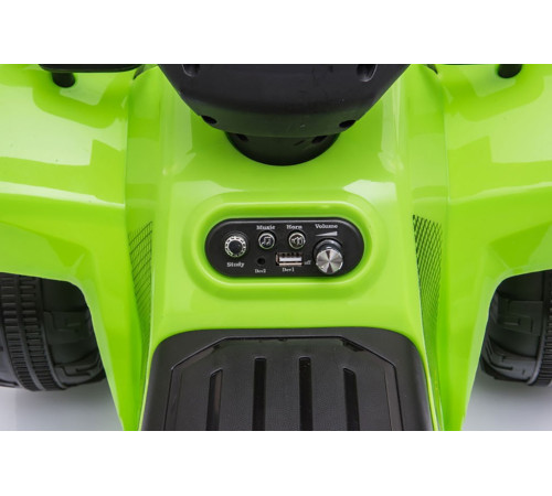 babymix 55720 atv electric quad negru