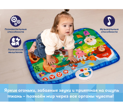 kids hits kh04/002 covoraș muzical "cine pășește pe pajiște?" (ru)