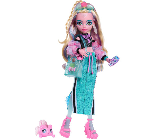 monster high jhk33 Кукла "Лагуна Блю" с питомцем Нептуно