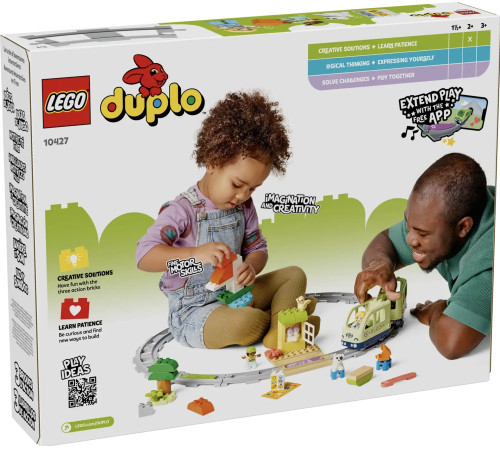 lego duplo 10427 constructor «tren de aventură interactiv» (57 el.)