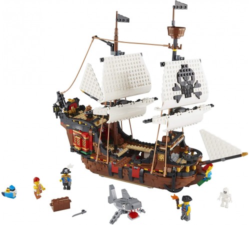 lego creator 31109 constructor "nava de pirati" (1260 el.)