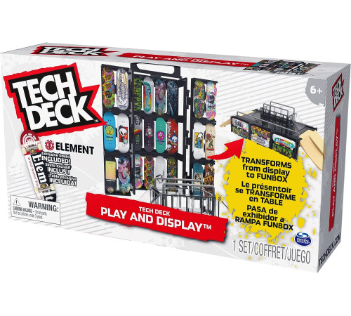 spin master 6060503 set de joc "tech deck play&display"