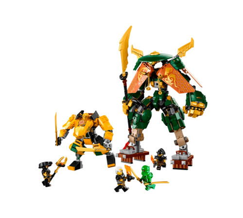 lego ninjago 71794 Конструктор "Командные роботы ниндзя Ллойда и Арин" (764дет.)