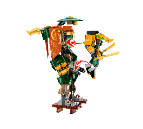 lego ninjago 71794 Конструктор "Командные роботы ниндзя Ллойда и Арин" (764дет.)