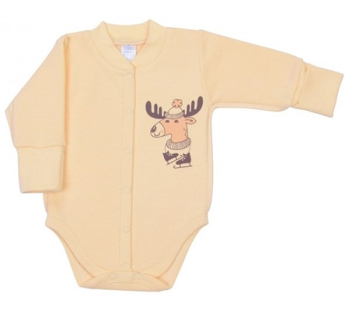 Одежда для малышей в Молдове veres 102.100.68 Боди "skating moose" (футер с начёсом) р.68