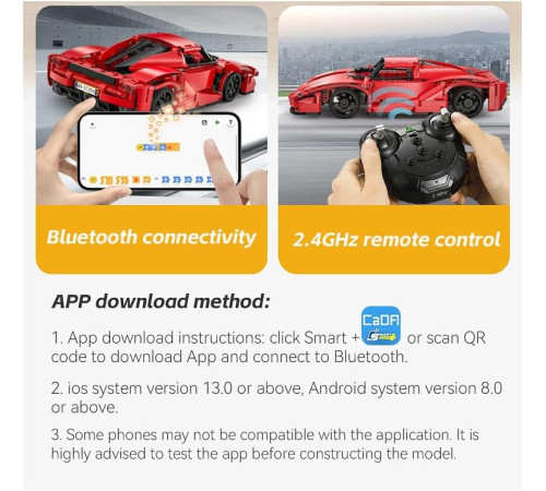 cada c51304w Машина на радиоуправлении "red blade" (405  дет.)