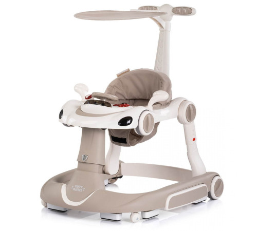 chipolino prhw02503be  Музыкальные ходунки 5 в 1 "happy walker" (бежевый)