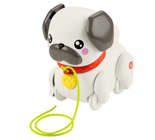 fisher-price htw94 jucărie muzicală  cu roti "pug"