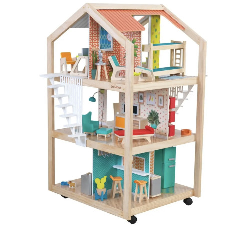 Детский магазин в Кишиневе в Молдове kidkraft 65199-msn Домик для кукол so stylish mansion with ezassembly