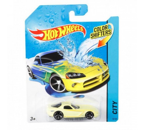 hot wheels bhr15 masina seria "schimba culoarea" in sort.