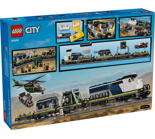 lego city 60508 constructor "jaf &icirc;n trenul poliției" (1313 el.)