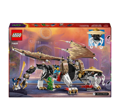 lego ninjago 71809 constructor "marele dragon egalt" (532 el.)