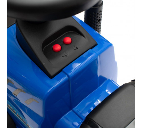 baby mix 45785 Толокар Трактор  с прицепом "new holland" желтый