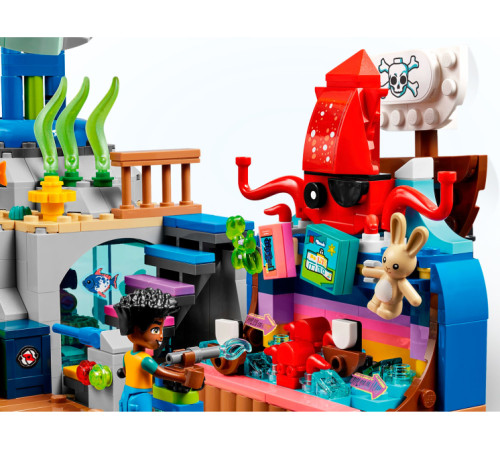 lego friends 41737 constructor "parc de distractii de plaja" (1348el.)