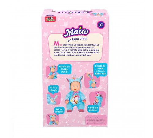 noriel int3381 papusa interactiva "maia se face bine" cu accesorii