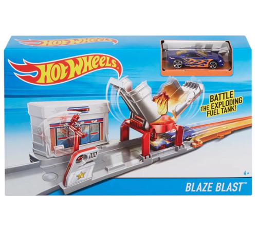 hot wheels fjn34 set de joacă pliabil cu o mașină (în sort)