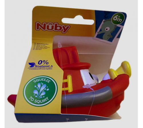 nuby nv0806001 Игрушка для купания "Лодочка" в асс.