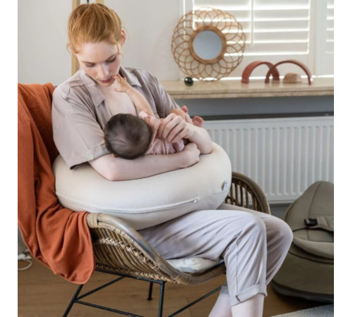 doomoo pernă pentru gravide și alăptare (180 cm.) tetra jersey sand
