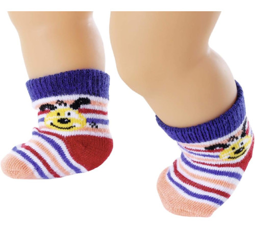 zapf creation 831755 set de ciorapi baby born (2 perechi) în sort.