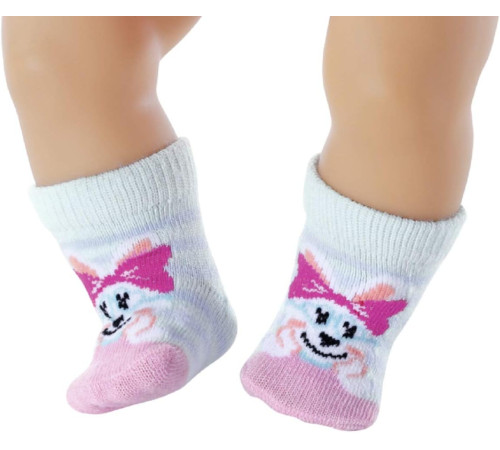 zapf creation 831755 set de ciorapi baby born (2 perechi) în sort.