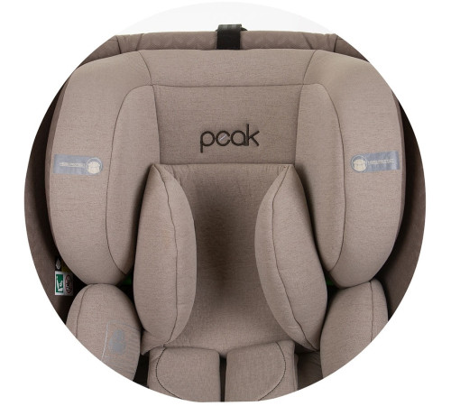 chipolino scaun auto "i-size isofix 360 peak" stkpk02403ma (40-150 cm.) macadamia