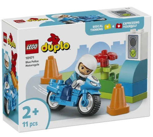 Детский&nbsp;магазин в Кишиневе в Молдове lego duplo 10471 Конструктор "Синий полицейский мотоцикл" (11 дет.)