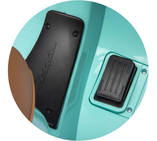 chipolino elmve0251tg motocicletă pe baterie vespa gts super teal green