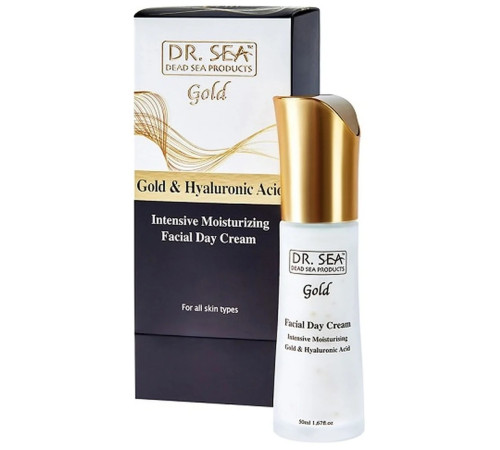  dr.sea Увлажняющий дневной крем для лица с золотом и гиалуроновой кислотой (50 мл) 501408