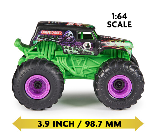 spin master 6068563 monster truck cu radio control "monster jam, grave digger 1:64"