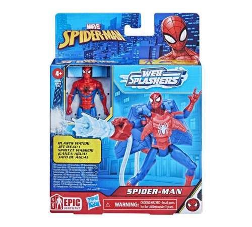 spider-man f7847 spd ​set de jocuri "aqua web warriors" (10 cm) în sortiment.