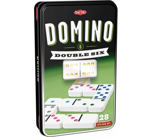 tactic 53913 joc de masă "domino double six"