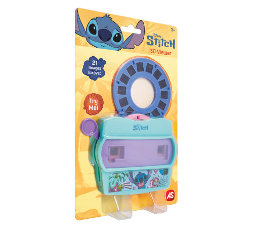 as kids 1027-64255 Детский 3d Стереоскоп со слайдами "disney stitch"