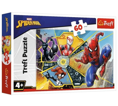 Trefl 17372 Пазлы "Человек-Паук" (60 эл.)  trefl 17372 Пазлы "Человек-Паук" (60 эл.)