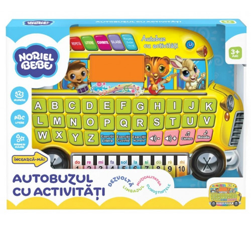 Jucării pentru Copii - Magazin Online de Jucării ieftine in Chisinau Baby-Boom in Moldova noriel int5300 jucărie interactivă "autobuz"