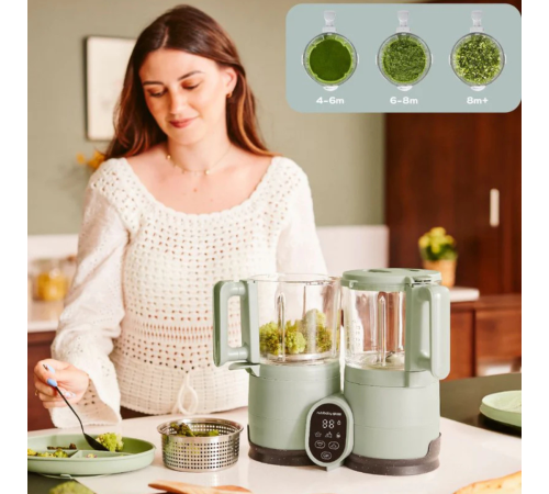 babymoov a001138 robot multifunctional 4 in 1 "nutribaby glass" (mint)