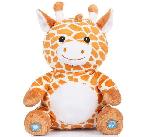 chipolino jucărie muzicală de plus cu lumina "giraffe" pil02305giff